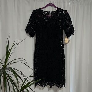 Elegant Black Lace Dress